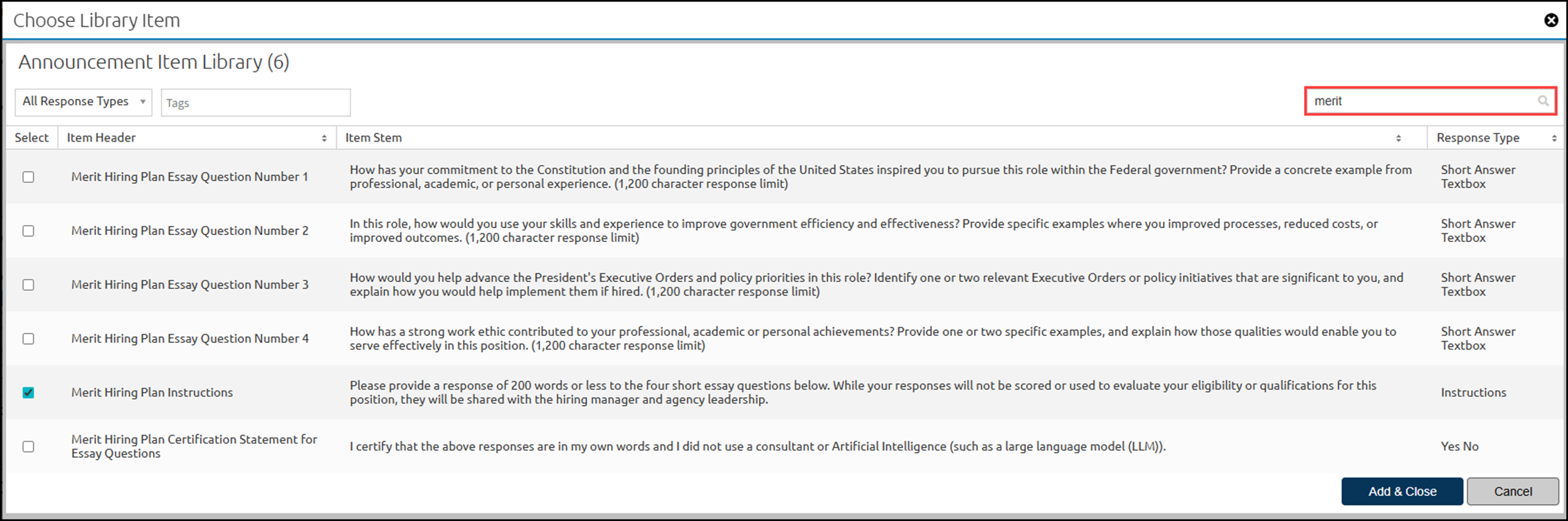 Core - Announcement Questionnaire Section Added - Selected MHP Essay instruction-cert.png