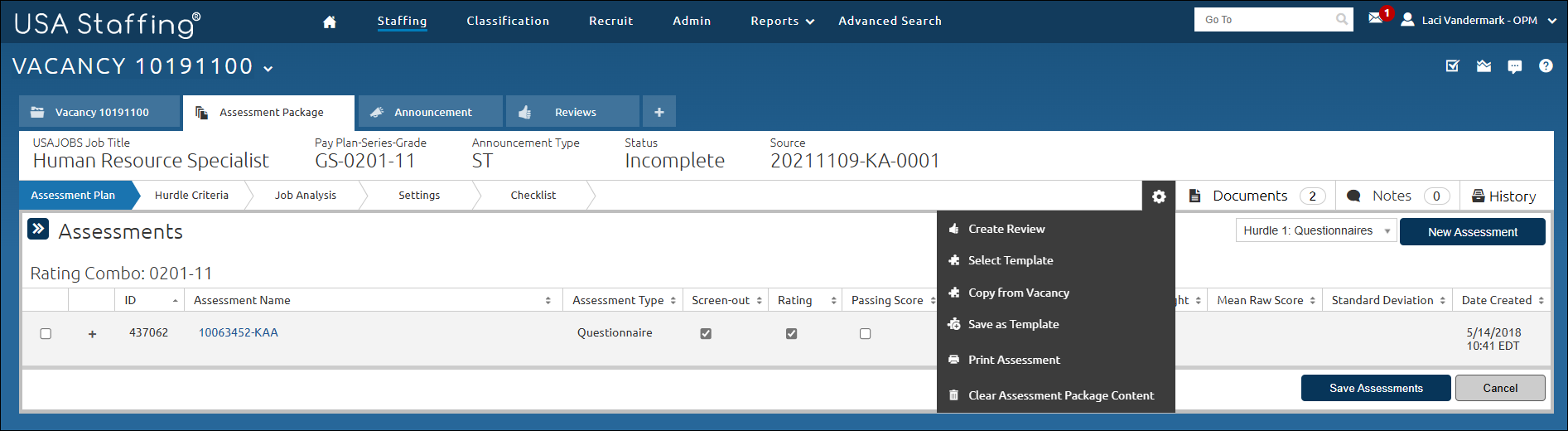 Core- Add USA Hire Assessment
