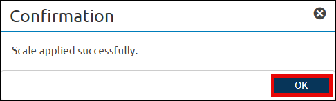 Confirmation Click OK