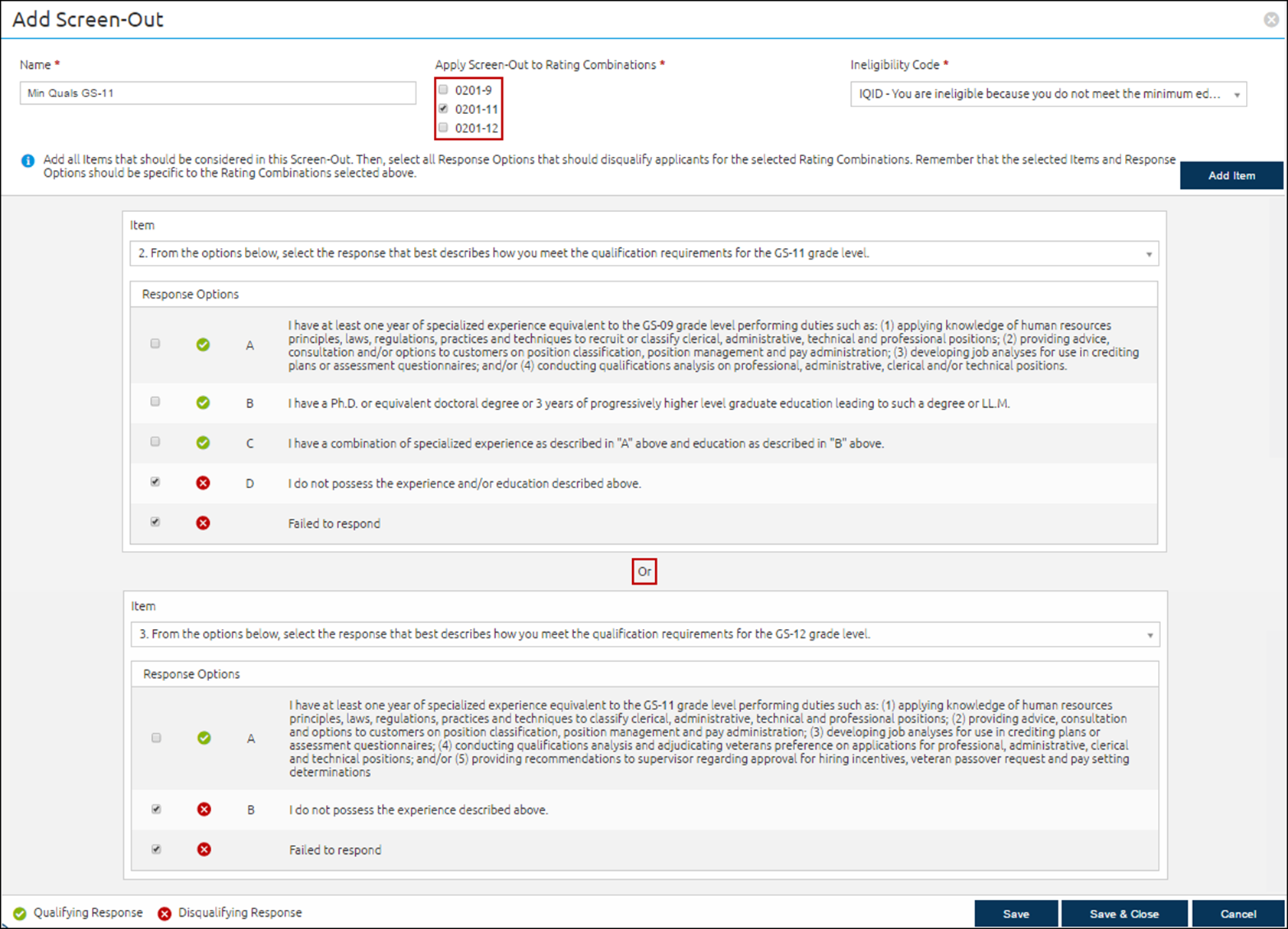 Multi Grade Screen Out Additional Grades