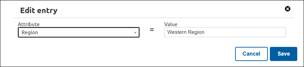 Edit attribute value
