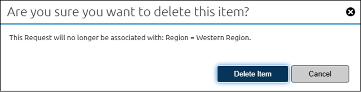 Deleting an attribute