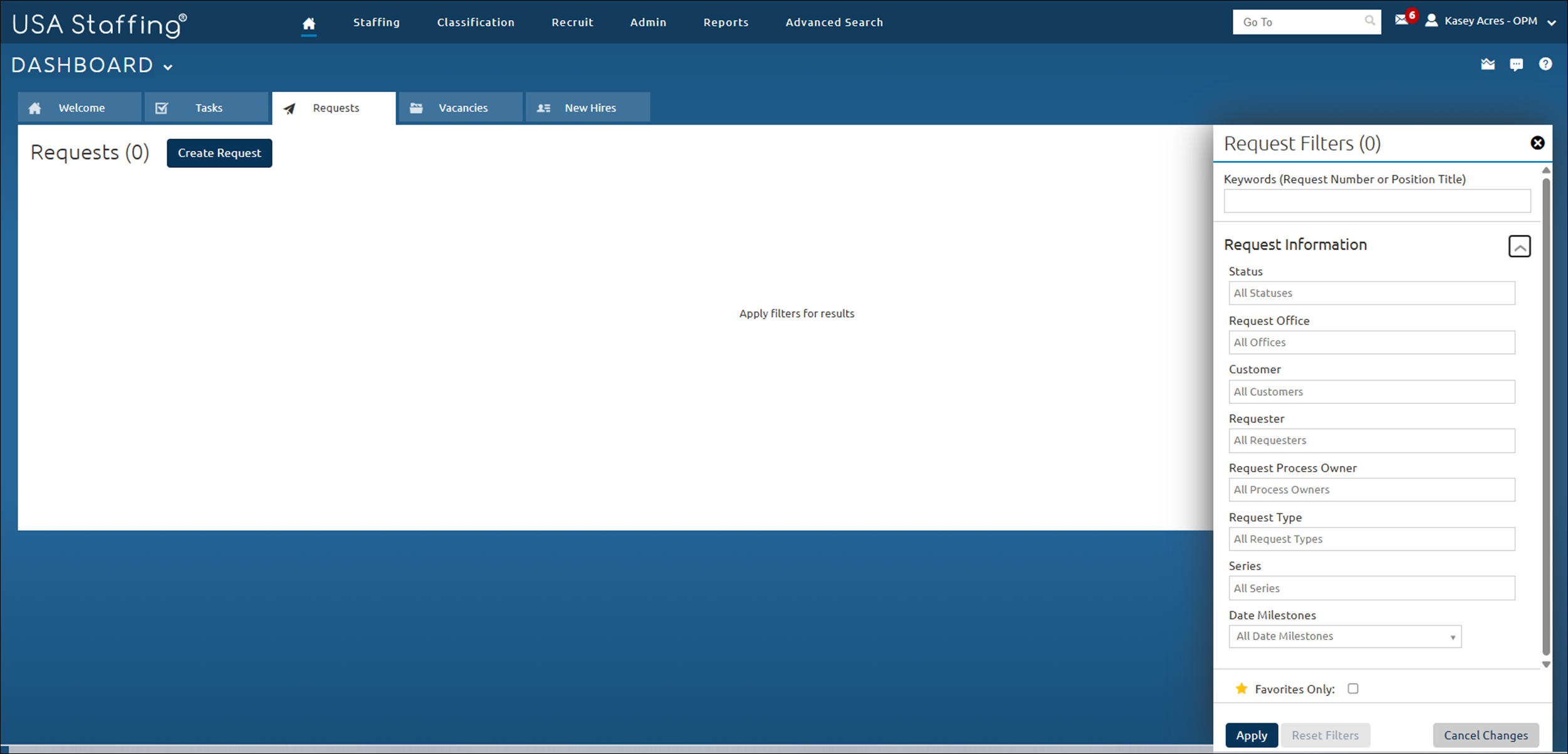 USAS - Core - Request Dashboard Filters.png